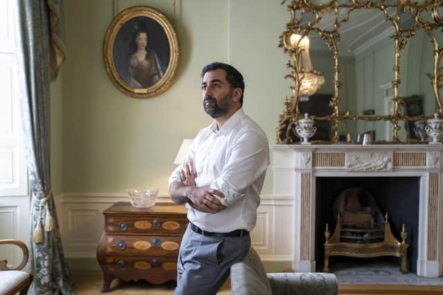 Humza Yousaf at Bute House in Edinburgh. Picture: Jane Barlow/PA Wire