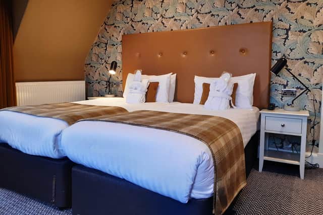 A signature room in the hotel