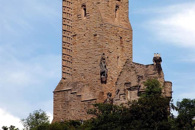 The National Wallace Monument in Stirling was given third place with 16% in the awe-inspiring survey (Photo: Robert Perry).