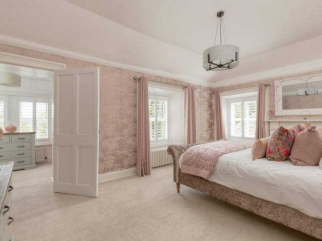 Owner Avril says: “We went for warm, homely hues – although in previous houses we’ve always stuck to whites and neutrals, that was not what was required here.
“Many a tester pot has been utilised before we made the final decisions.”
