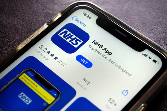 From next week the NHS England app will function as a Covid passport (Picture: Getty)