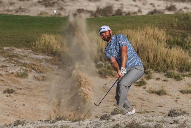 Liam Johnston is also sitting in the top ten at the halfway stage at Saadiyat Beach Golf Club in Abu Dhabi. Picture: Octavio Passos/Getty Images.
