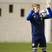 Dundee United's Kai Fotheringham during a Scotland Under-21s training session at Oriam this week. (Photo by Paul Devlin / SNS Group)