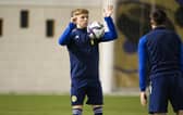 Dundee United's Kai Fotheringham during a Scotland Under-21s training session at Oriam this week. (Photo by Paul Devlin / SNS Group)
