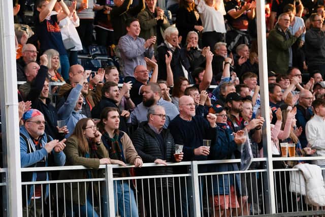 Mike Blair praised the Edinburgh fans for the atmosphere they generated inside the DAM Health Stadium. Picture: Ross Parker/SNS