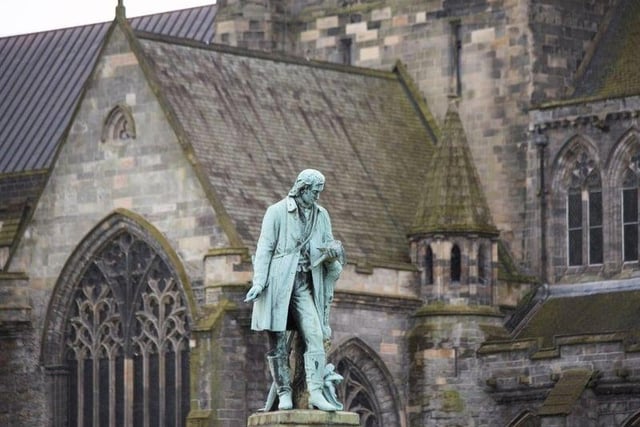 There are a number of theories about how the town of Paisley - the largest in Scotland - got its name, which has gone to on lend its moniker to the famous Paisley pattern. Some believe that it comes from the Brittonic word 'pasgill', meaning 'pasture'. Others think that it takes its name from a major church that stood there, called 'basaleg' in Cumbric. Another theory is that it comes from the old English name 'Pæssa' and word 'leah', literally meaning 'Pæssa's Wood'. They refer to the fact that the area used to be referred to as Pasilege or Paslie.