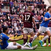 Cedric Itten equalised for Rangers with a powerful header.