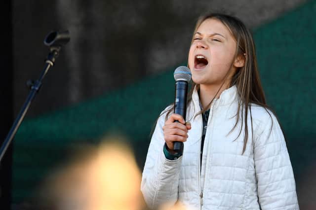 Swedish climate activist Greta Thunberg will be in Glasgow this week... but should she stay at home? (Picture: Getty Images)