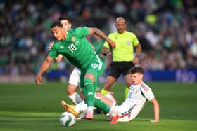Celtic loan striker Adam Idah was on target as Ireland ended Hungary's unbeaten run at the Aviva Stadium, Dublin. Picture date: Tuesday June 4, 2024.