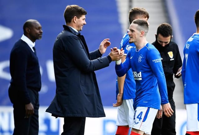 Rangers manager Steven Gerrard has mentored Ryan Kent since the winger's formative years at Liverpool. (Photo by Rob Casey / SNS Group)