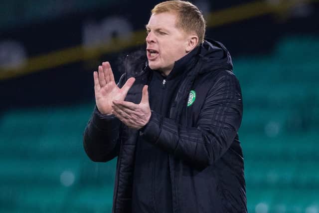 GLASGOW, SCOTLAND - NOVEMBER 05 : Celtic manager Neil Lennon during  the UEFA Europa League match between Celtic and Sparta Prague  at Celtic Park, on November 05, 2020, in Glasgow, Scotland (Photo by Craig Williamson / SNS Group)