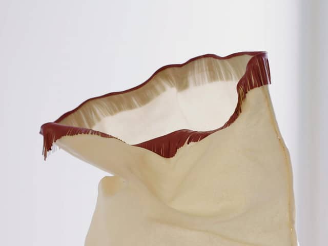 Detail from Accomplice 1 and 2, by Nadia Myre PIC: Rachel McBrinn