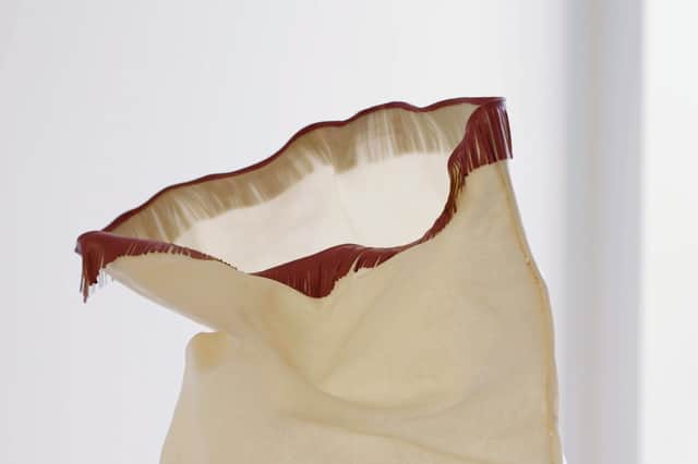 Detail from Accomplice 1 and 2, by Nadia Myre PIC: Rachel McBrinn