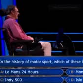 Andrew Townsley faces the £1m question. Picture: Who Wants To Be A Millionaire.