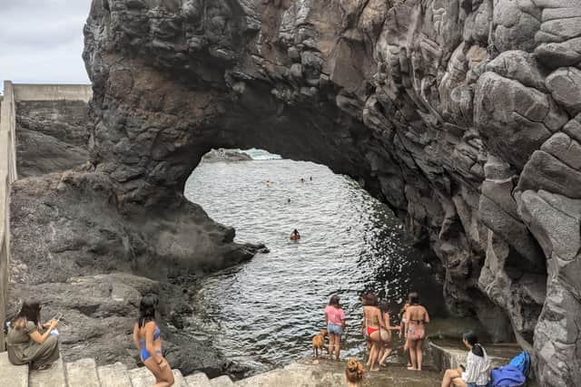 Seixal natural swimming pools in Madeira.