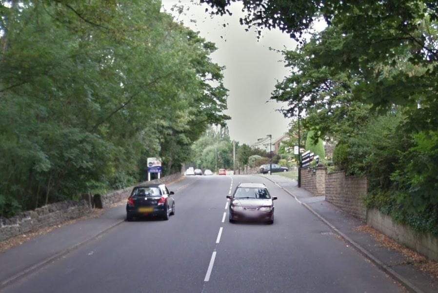 B6077 Loxley Road, Sheffield is on the list.