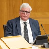 SNP's Fergus Ewing during First Minster's Questions (FMQ's) at the Scottish Parliament. Photo: Jane Barlow/PA Wire