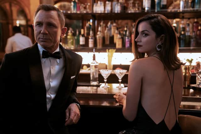 Daniel Craig as James Bond and Ana de Armas as Paloma in No Time To Die PIC: Nicola Dove © 2020 DANJAQ, LLC AND MGM. ALL RIGHTS RESERVED.