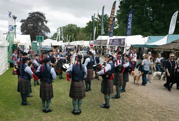 Perth & District Pipe Band will entertain the crowds at the Game Fair.