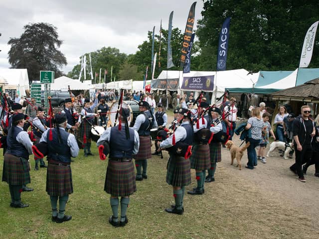 Perth & District Pipe Band will entertain the crowds at the Game Fair.