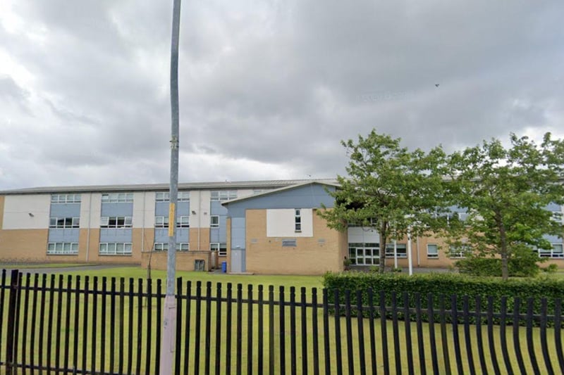 With the number of pupils achieving five Highers or more rising from 16 per cent to 37 per cent between 2017 and 2022, All Saints Secondary School in Glasgow rose 151 places - taking it from 317th to 166th.