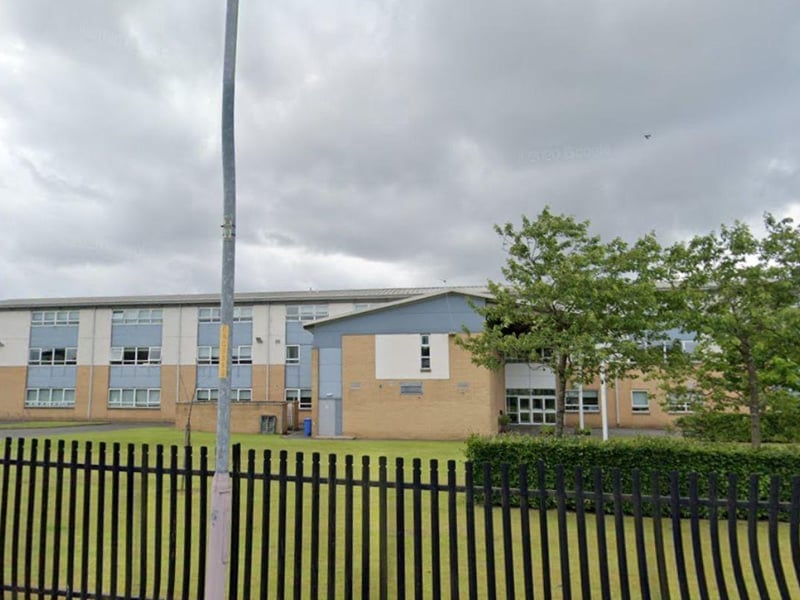 With the number of pupils achieving five Highers or more rising from 16 per cent to 37 per cent between 2017 and 2022, All Saints Secondary School in Glasgow rose 151 places - taking it from 317th to 166th.