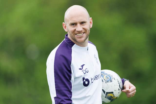 Former Hibs captain David Gray has been appointed permanent manager after a fourth spell in caretaker charge. (Photo by Ross Parker / SNS Group)