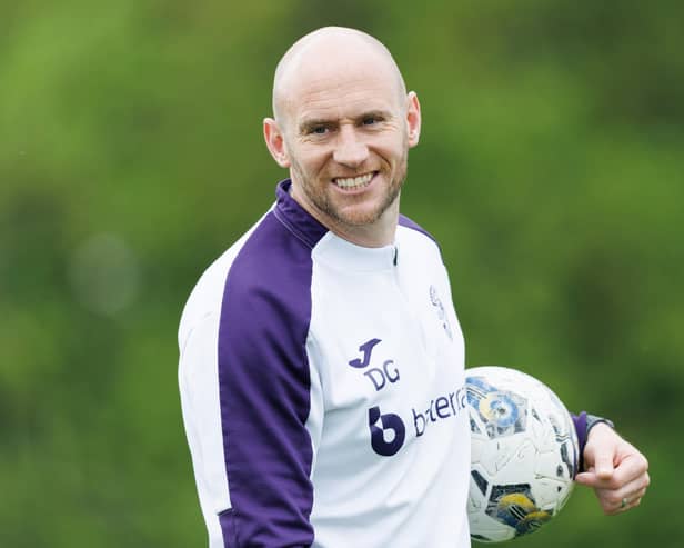 Former Hibs captain David Gray has been appointed permanent manager after a fourth spell in caretaker charge. (Photo by Ross Parker / SNS Group)