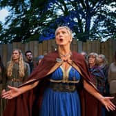 Emma Morwood as Dido in Dido and Aeneas at Pitlochry Festival Theatre PIC: Fraser Band