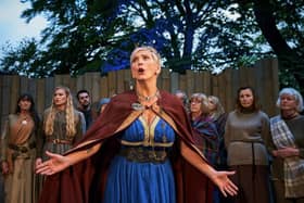 Emma Morwood as Dido in Dido and Aeneas at Pitlochry Festival Theatre PIC: Fraser Band
