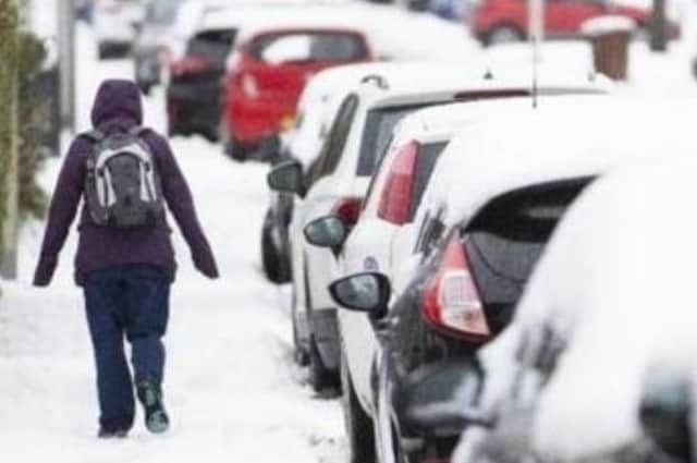 Half of Scotland has been told to brace for a wintry blast
