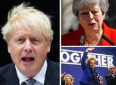 Boris Johnson, Theresa May, and Margaret Thatcher are among the UK Prime Ministers who have resigned (Getty/PA)