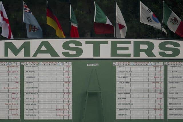 Topping the leaderboard in The Masters means way more than earning a pile of money. Picture: Augusta National Golf Club
