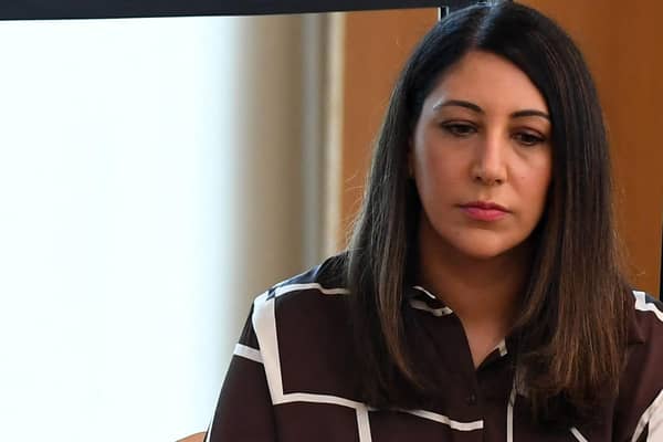 Nadia El-Nakla has told of her fears for her family trapped in Gaza (Photo by ANDY BUCHANAN / AFP) (Photo by ANDY BUCHANAN/AFP via Getty Images)