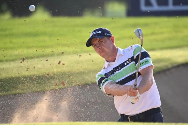 Grant Forrest in action during last week's Slync.io Dubai Desert Classic at Emirates Golf Club. Picture: Ross Kinnaird/Getty Images.