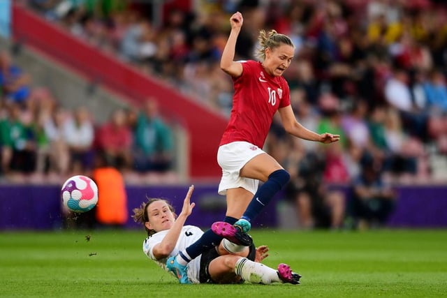 Like her Norwegian team mate Ada Hegerberg, the Barcelona winger also departed the tournament early. However, the winger is one of the best in the world, never mind Europe. Despite a poor tournament, Graham Hansen is one of the most valuable in Europe - and with good reason.