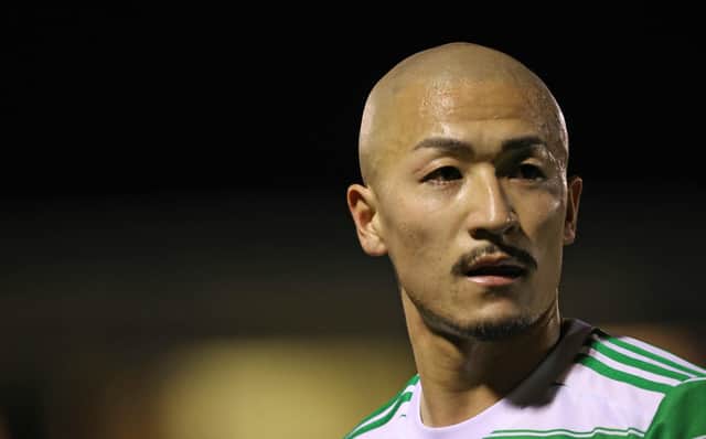 Celtic's Daizen Maeda is on the bench for Japan.