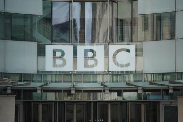 A general view of BBC Broadcasting House, in central London. Picture: Lucy North/PA Wire