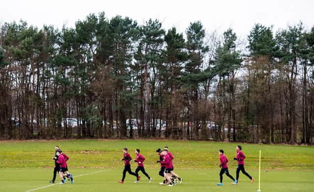 Hearts will be back training on Monday.