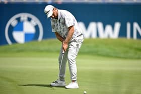 Romain Langasque putts on the ninth green during day one of the BMW International Open at Golfclub Munchen Eichenried in Germany. Picture: Stuart Franklin/Getty Images.
