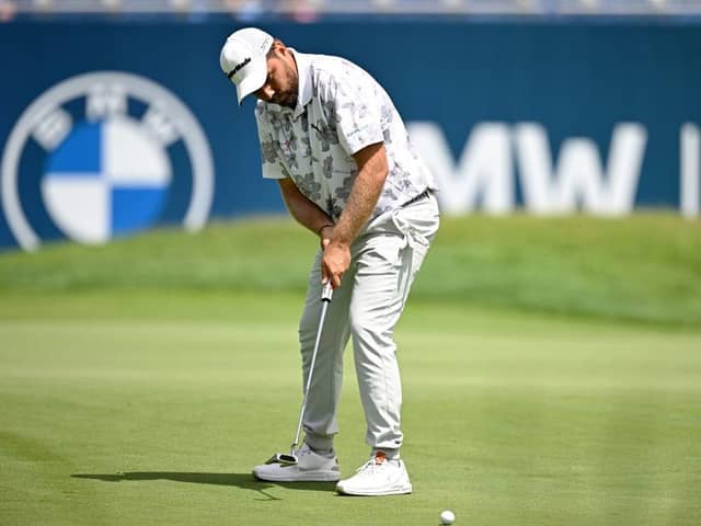 Romain Langasque putts on the ninth green during day one of the BMW International Open at Golfclub Munchen Eichenried in Germany. Picture: Stuart Franklin/Getty Images.