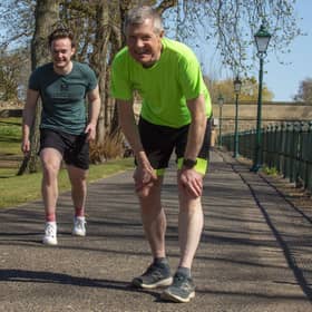 Scottish Liberal Democrats leader Willie Rennie takes his mark against Westminster correspondent Alexander Brown. Picture: Lisa Ferguson