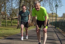 Scottish Liberal Democrats leader Willie Rennie takes his mark against Westminster correspondent Alexander Brown. Picture: Lisa Ferguson