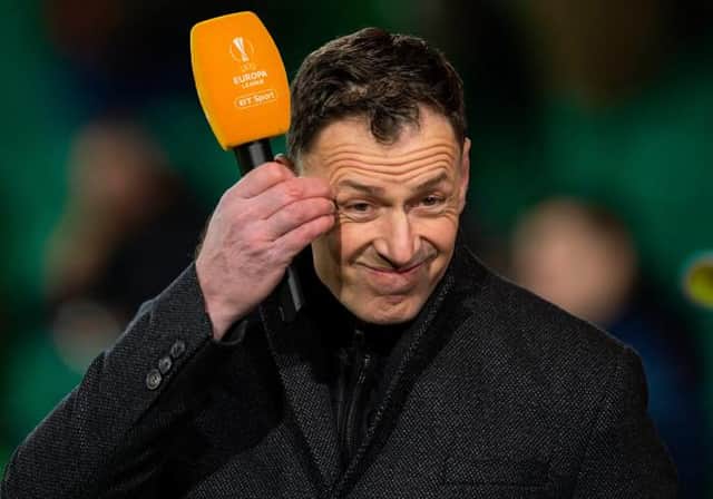 BT Sport pundit Chris Sutton will broadcast from an empty Celtic Park on Thursday with his former side in Germany, and Rangers hosting Sparta Prague.
