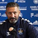 Kilmarnock manager Derek McInnes welcomes Hibs to Rugby Park on Saturday.