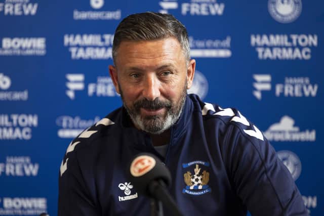 Kilmarnock manager Derek McInnes welcomes Hibs to Rugby Park on Saturday.