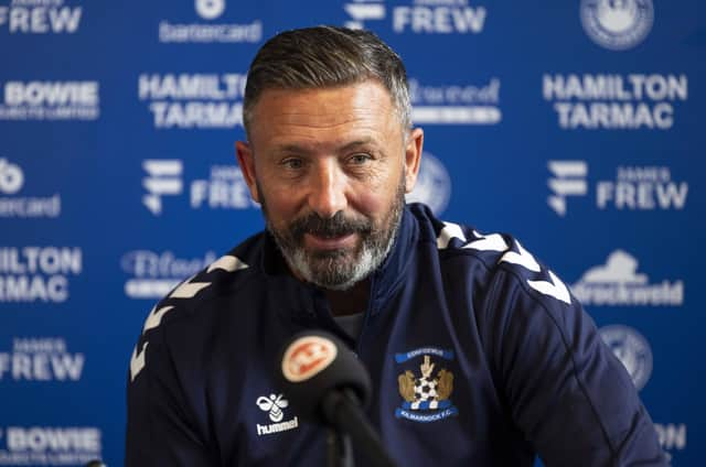 Kilmarnock manager Derek McInnes welcomes Hibs to Rugby Park on Saturday.