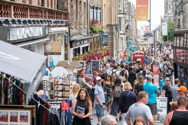 Shopping for visitors to UK destinations such as Edinburgh’s Royal Mile is now 20 per cent more expensive than in every other EU country