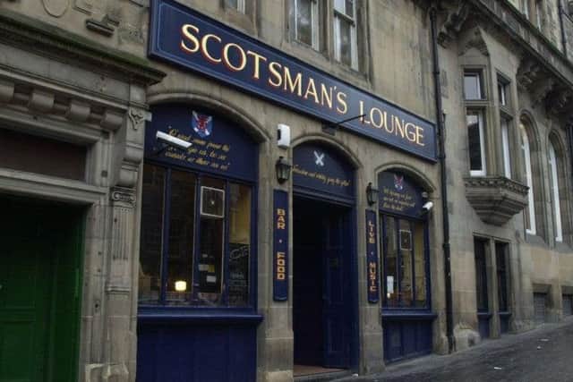 The 110-year-old Scotsman Lounge on Edinburgh's Cockburn Street