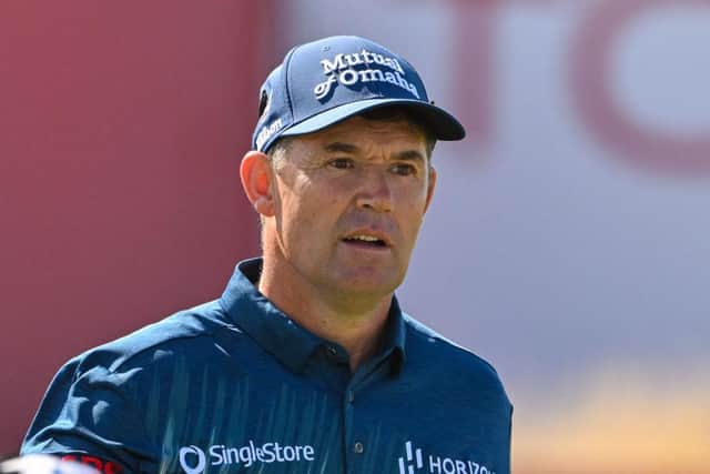 Padraig Harrington, who finished fourth at Yas Links, has his sights set on becoming the oldest winner on the DP World Tour. Picture: Ryan LIM/AFP via Getty Images.